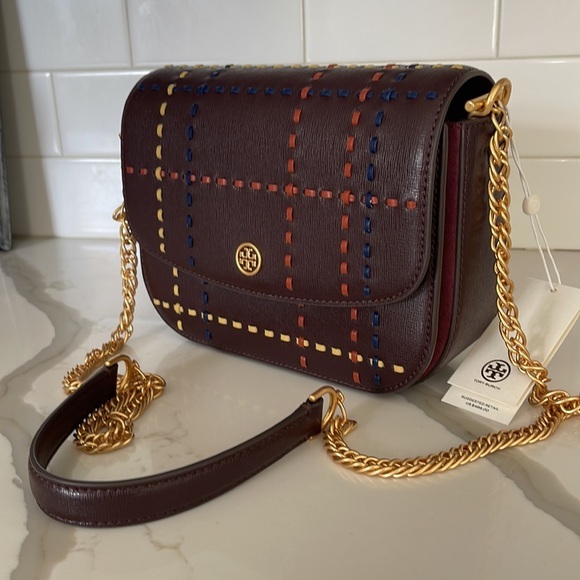 Tory Burch Handbags - Tory Burch
Woven Plaid
Convertible Shoulder
Bag